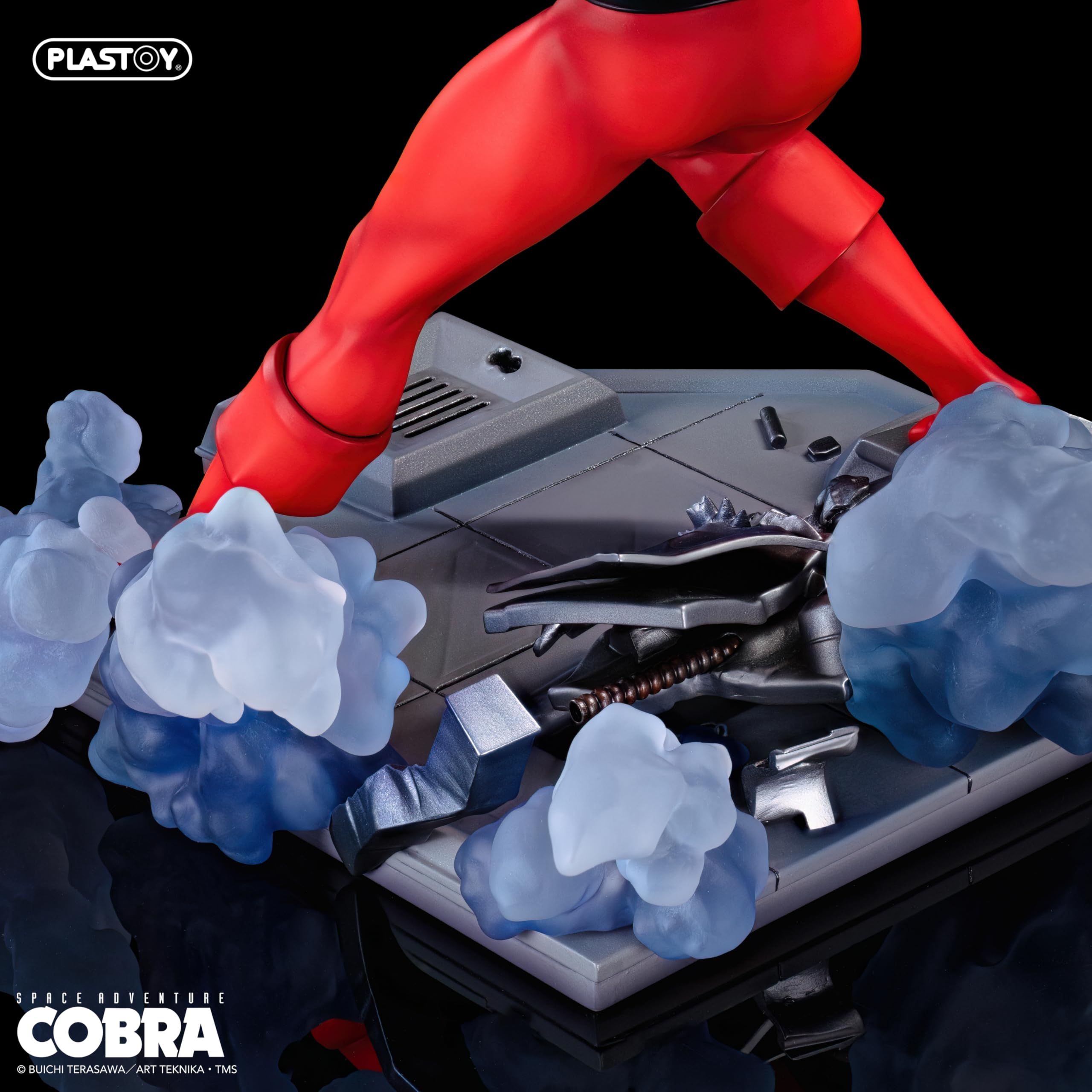 Plastoy Space Adventure Cobra Statuette de collection Cobra Psychogun - Édition limitée à 500 exemplaires - Résine - Format 1/6-28 cm