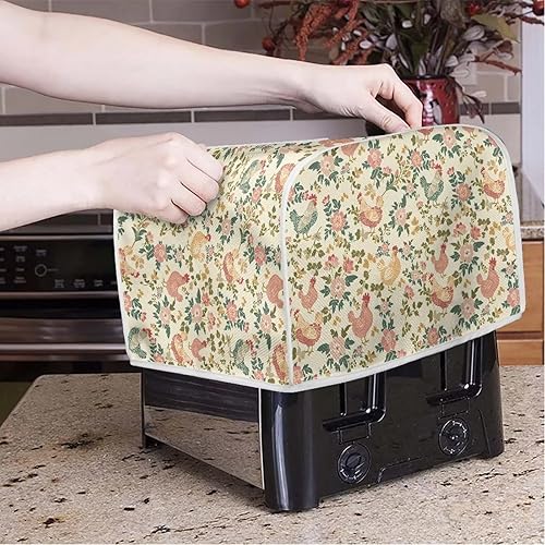 Vista 36 de Cubierta para tostadora de cocina, protector para hornear se adapta a la mayoría de tostadoras estándar de 4 rebanadas, mantiene la tostadora libre