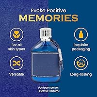 Vista 3 de Dumont Nitro Blue Eau De Parfum - Fragancia floral y amaderada edificante - 3.4 onzas líquidas