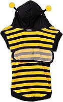 Vista 6 de Disfraz para mascota de Bumble Bee, L, Amarillo/Negro