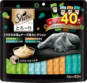 Amazon.co.jp: シーバ とろ～り メルティ おやつ 成猫用 とりささみ味