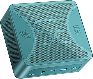 Beelink SER6 Mini PC, AMD Ryzen 7 7735HS(6nm, 8C/16T) up to 4.75GHz, Mini Computer 32GB DDR5 RAM 1TB M.2 NVME SSD, Desktop PC 4K@60Hz Triple Display, Mini Gaming Computer WiFi6/BT5.2/2.5Gbps