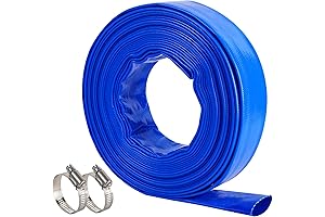 1" x 50 FT Flexible Pool Backwash Hose
