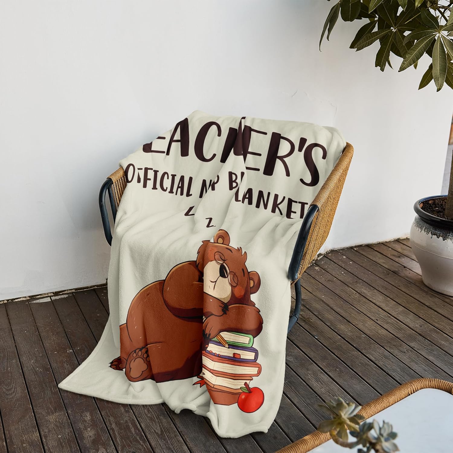 Teacher Appreciation Gifts Blanket 60"X50", Funny Teacher Gifts for Women, Best Teachers Retirement Gifts Throw - Image 5