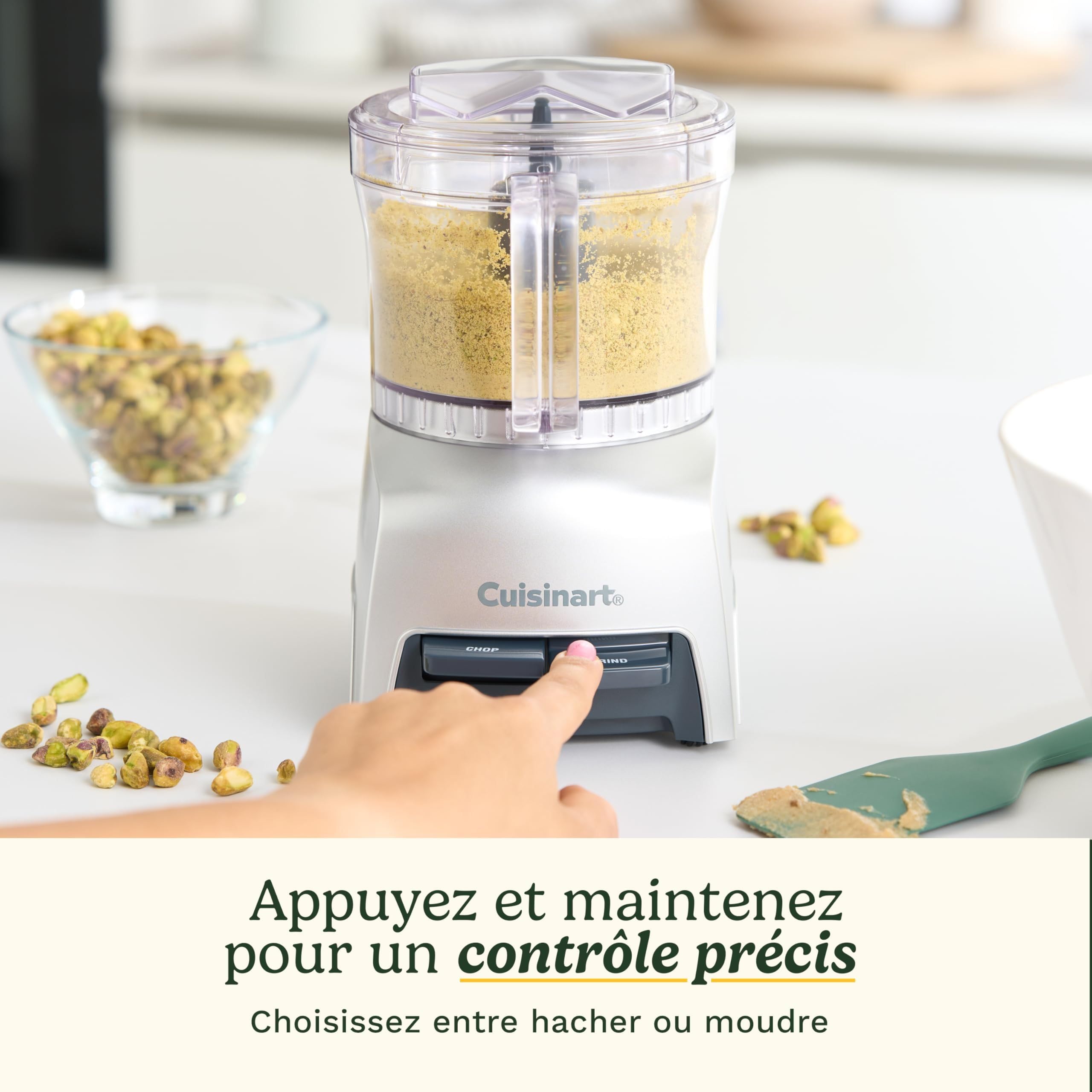 Cuisinart Pixie Chopper miska 0,7 l; 2 prędkości; ostrze SmartPower ; BladeLock; kompaktowy; BPA‑free; zmywarkoodporny; optymalny do dipów, sosów, przypraw i ciast