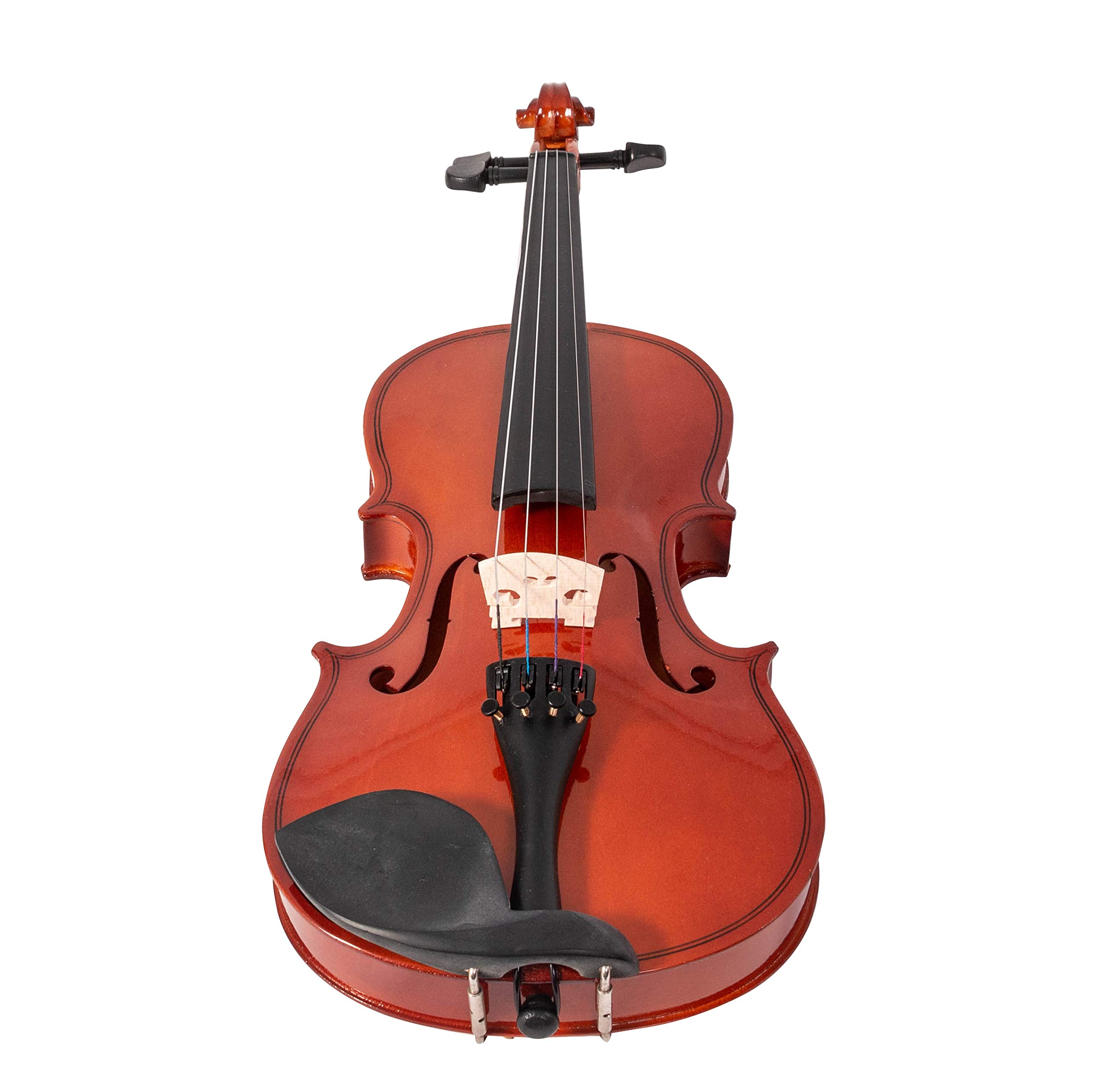 ffalstaff V01 Violino Laminato Finitura Lucida 4/4 - Completo di Archetto, Custodia con Manico e Spallacci e Blocchetto di Colofonia