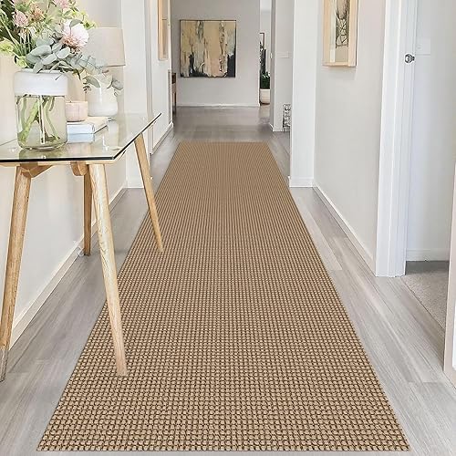 Miniatura 307 de IOHOUZE Alfombra lavable de 4 x 6 pies con parte trasera de goma antideslizante tejida para interiores y exteriores, alfombra para entrada