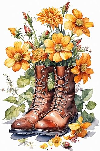 DAICHEL Kits de pintura de arte de diamante para adultos pinturas de puntos de diamante de taladro completo para principiantes pintura redonda 5D