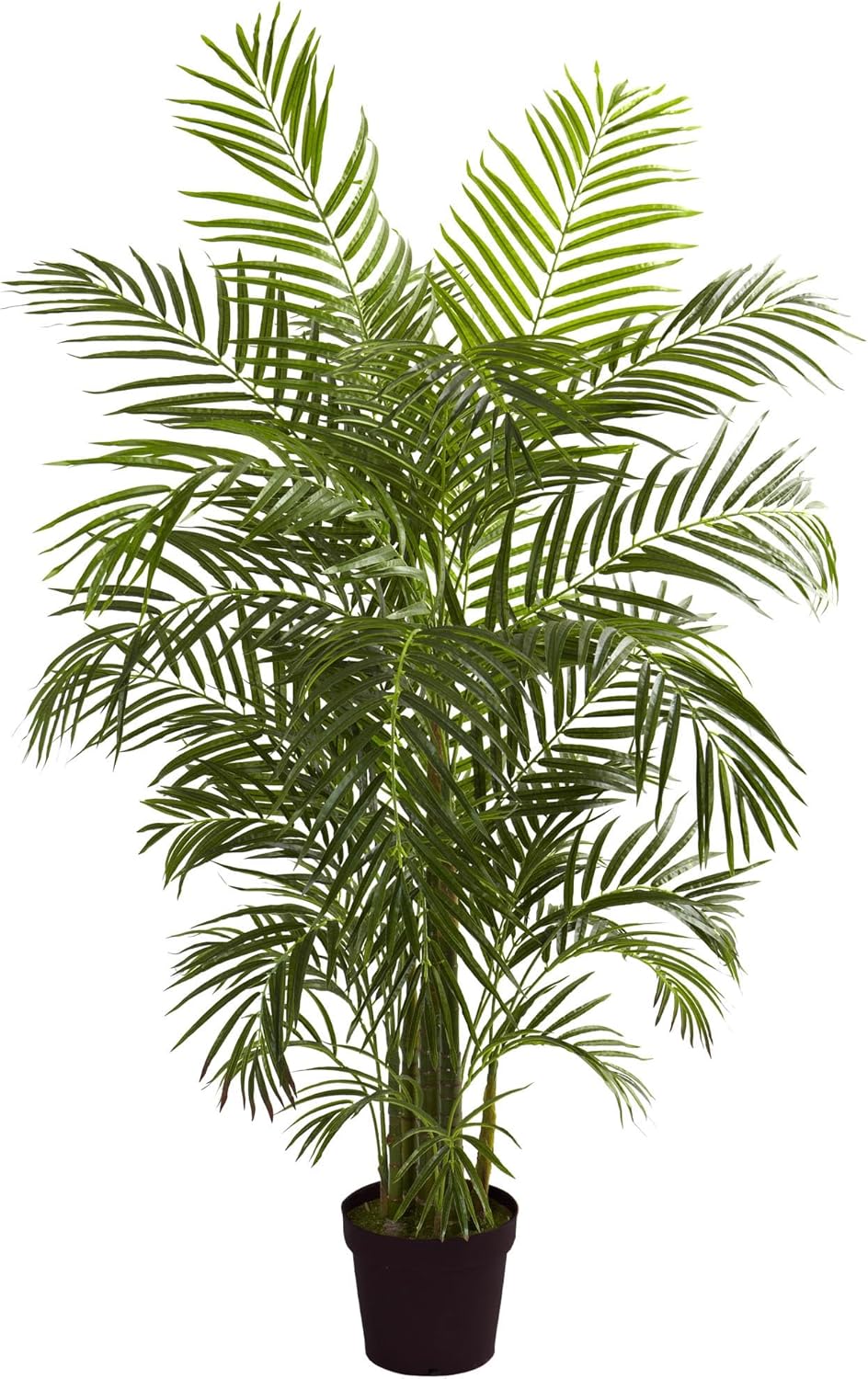 Nearly Natural 4.5ft Artificial Areca Palm Tree, UV Resistant (Indoor/Outdoor)