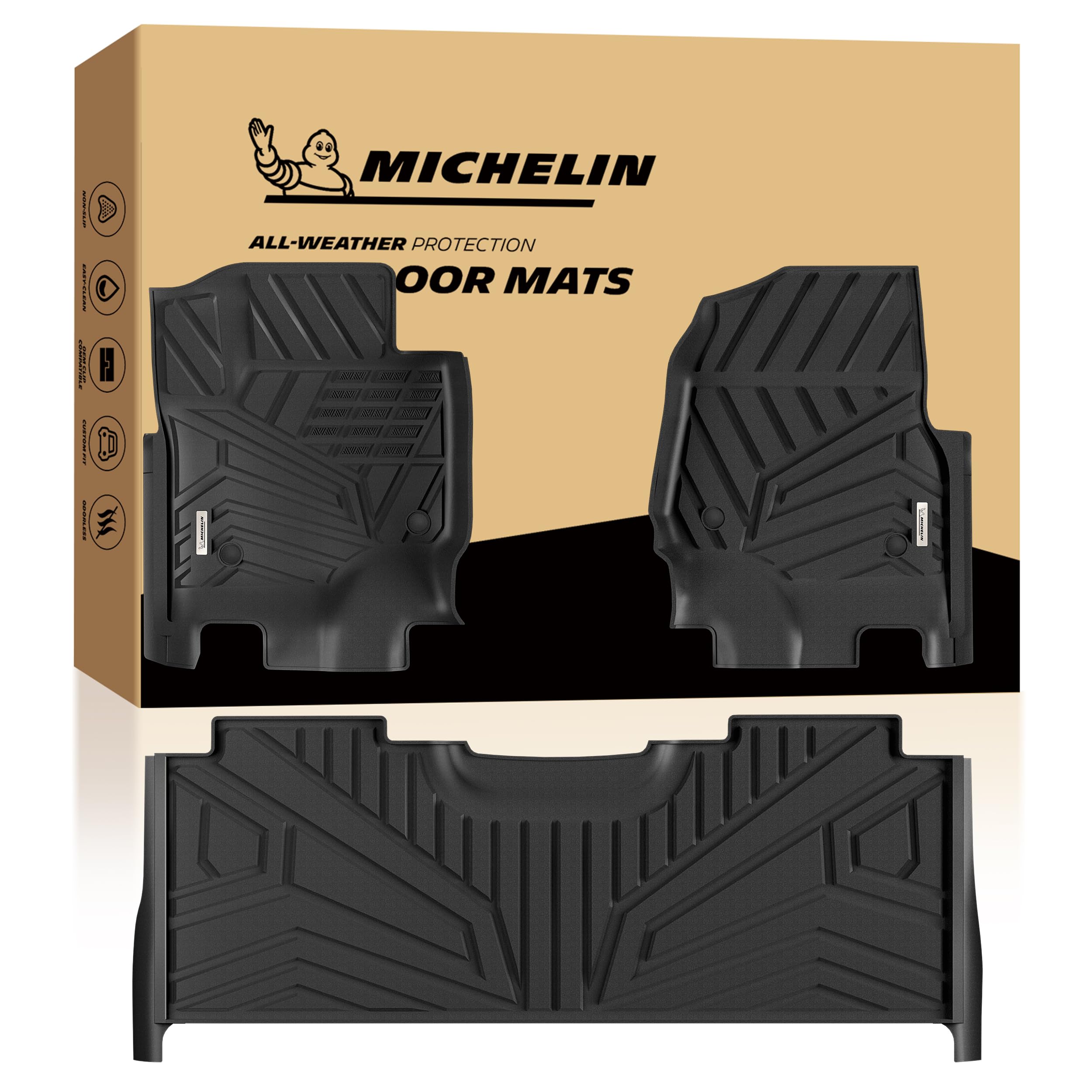 Michelin Vehicle Mats for 2017-2026 Ford F250/F350/F450/F550 Crew Cab