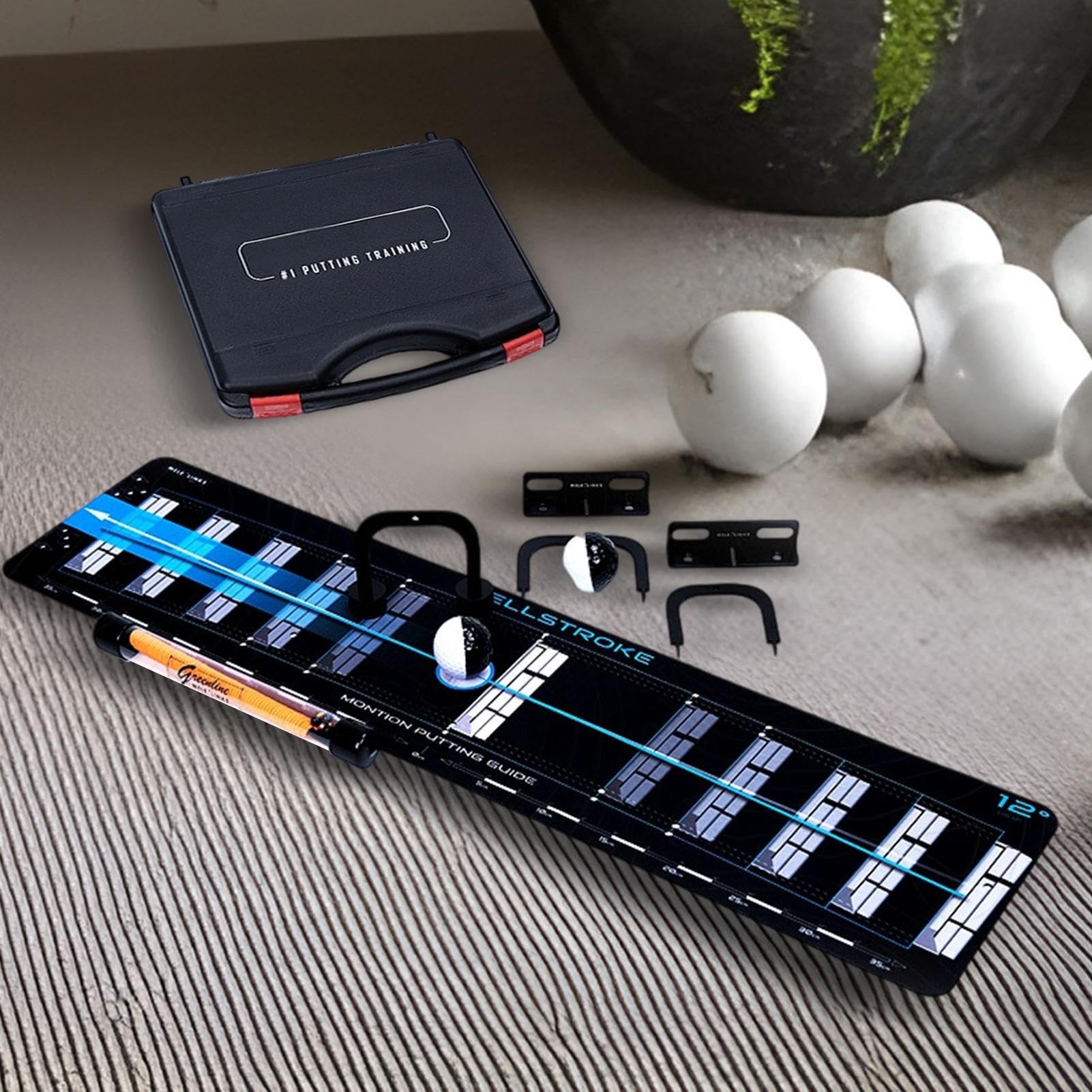 Tappetino Di Allineamento Putting Golf Strumenti Di Esercizio Per Putter | Tappetino Per Pratica Putter Golf Per principianti, giovani, uomini, donne, golfisti e appassionati