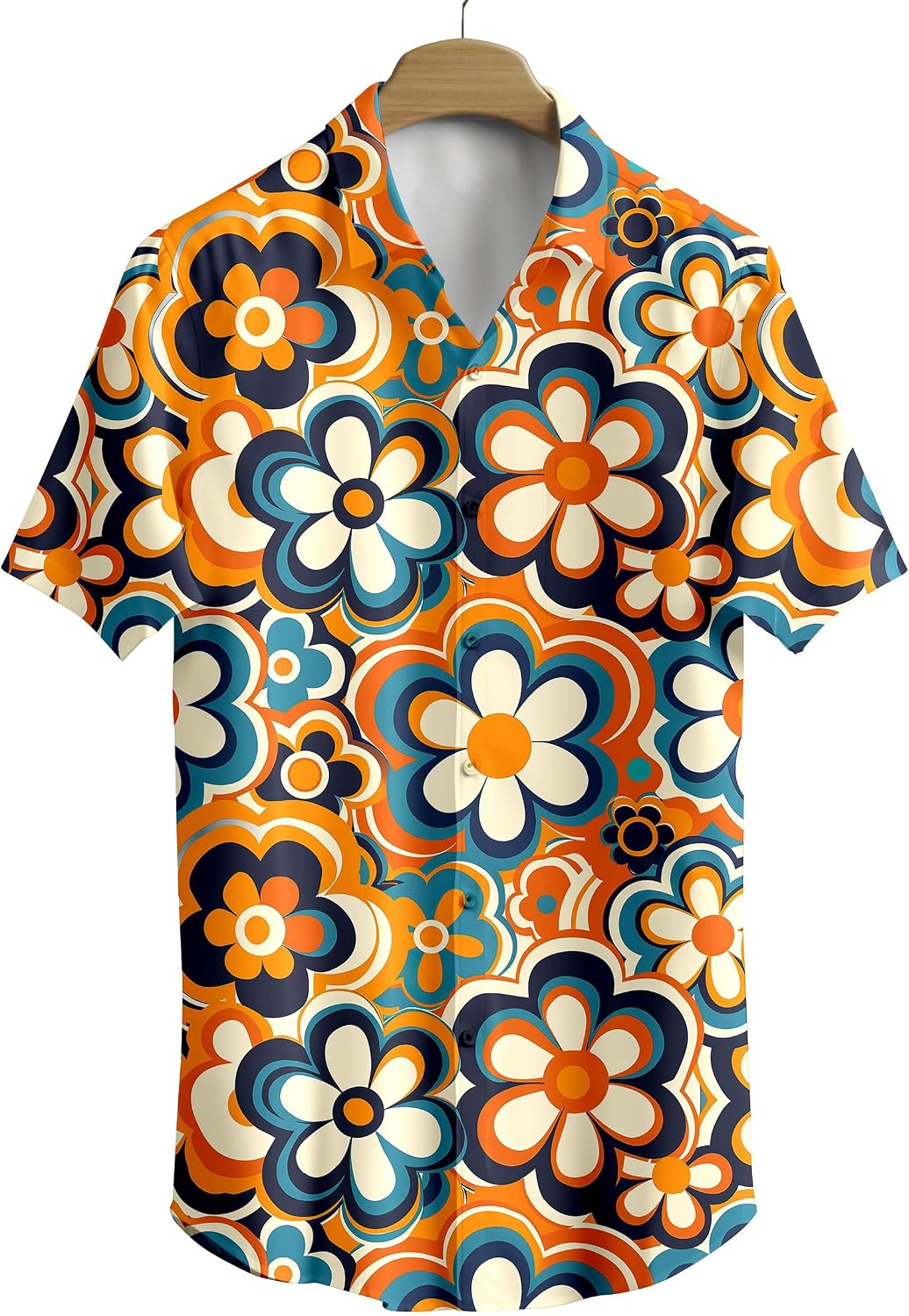 Mens Hawaiian Shirts Short Sleeve Funny Shirts Beach Shirts for Men,Button Down Hawaiian Shirt for Men
