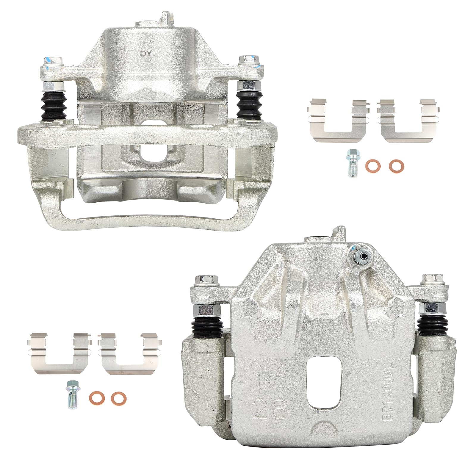 SCITOO 19B2996 19B2997 Front Left &amp; Right Disc Brake Calipers Assembly w/Bracket For Hyundai For Tucson 2005-2009,For Kia For Sportage 2005-2010