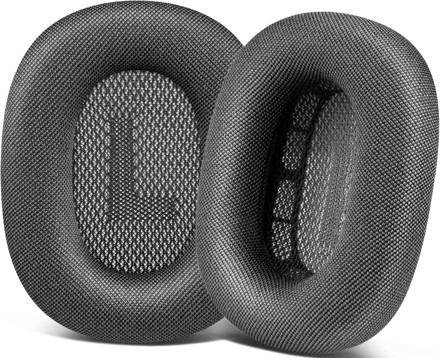 SOPROM Ear Cushions for Airpod Max Over-Ear Headphones Earpads Replacement Covers Cups Pads with Durable Mesh Fabric, Softer Foam - Space Gray