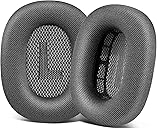 SOPROM Ear Cushions for Airpod Max Over-Ear Headphones Earpads Replacement Covers Cups Pads with Durable Mesh Fabric, Softer Foam - Space Gray