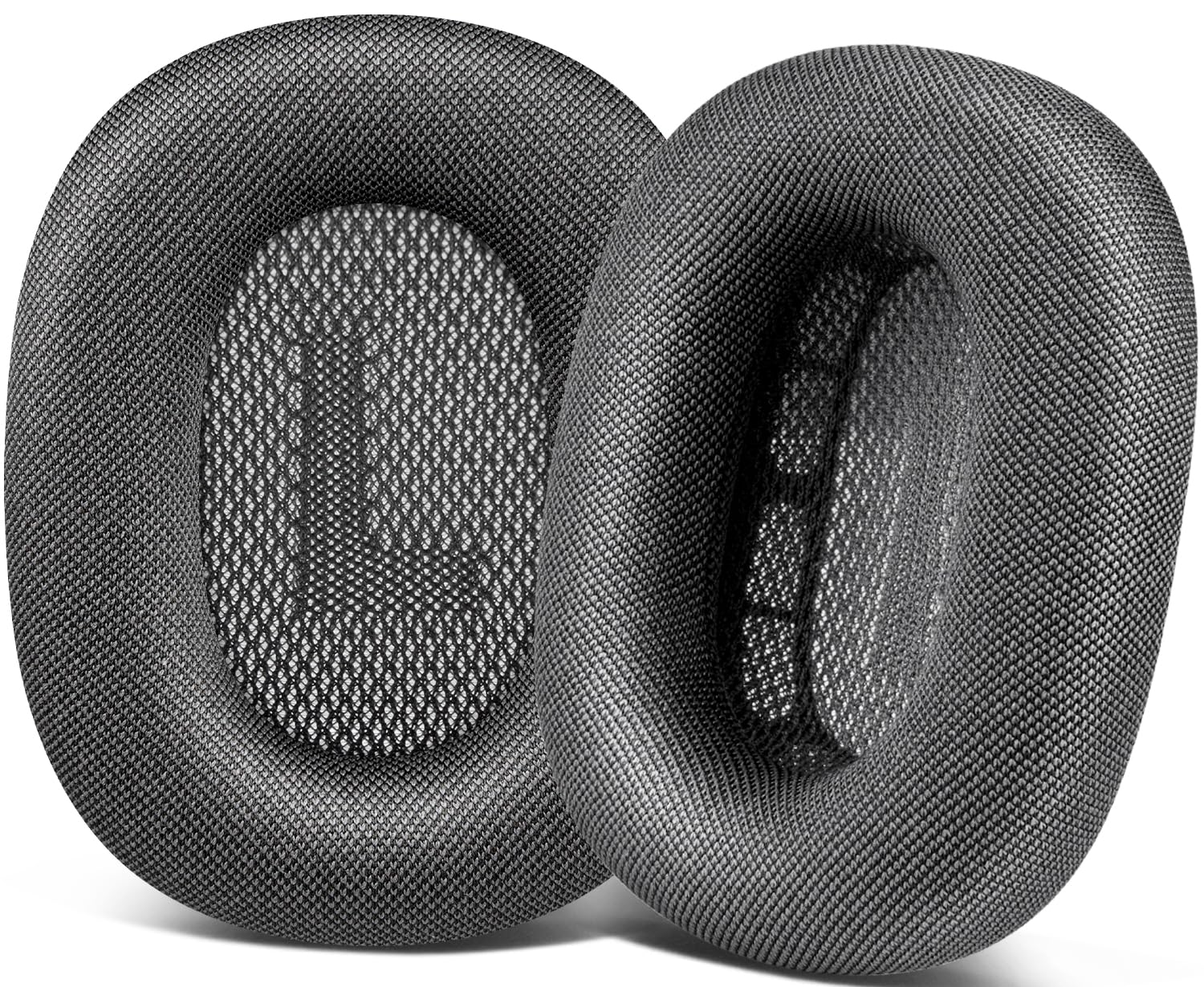 SOPROM Ear Pads Replacement for Airpods Max Over-Ear Headphones, Earpads Cushions with Durable Mesh Fabric, Softer Foam - Space Gray