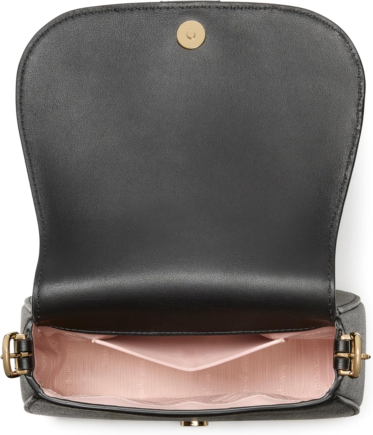 kate spade new york womens Nouveau Textured Leather Mini Saddle Crossbody - Image 3