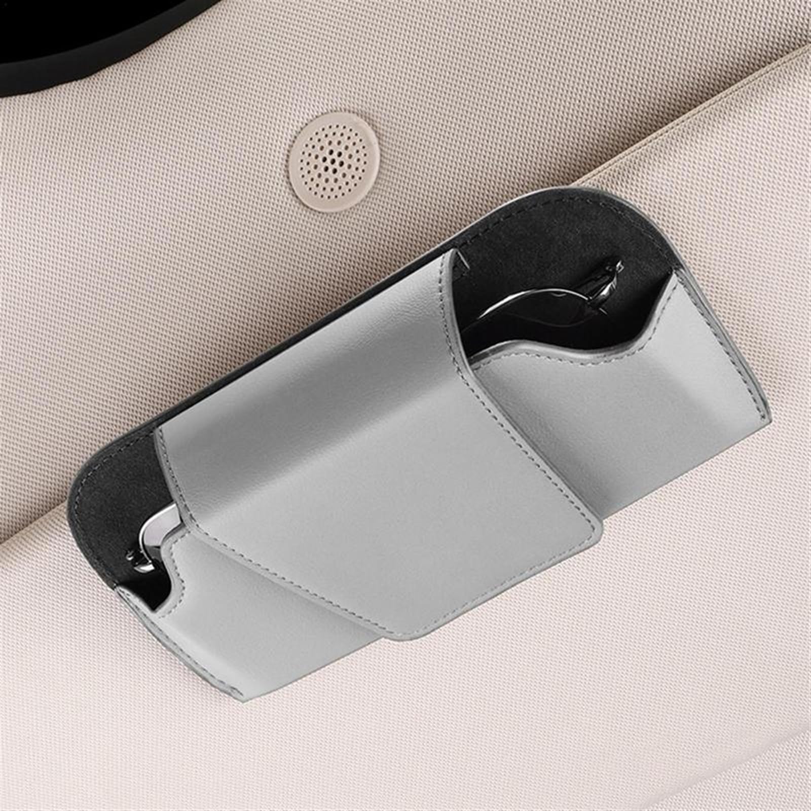 WITTSY Étui Lunettes Porte-Lunettes Portable De Voiture pour Seat pour Leon Voiture Visière Lunettes De Soleil Étui Organisateur (Color : C)