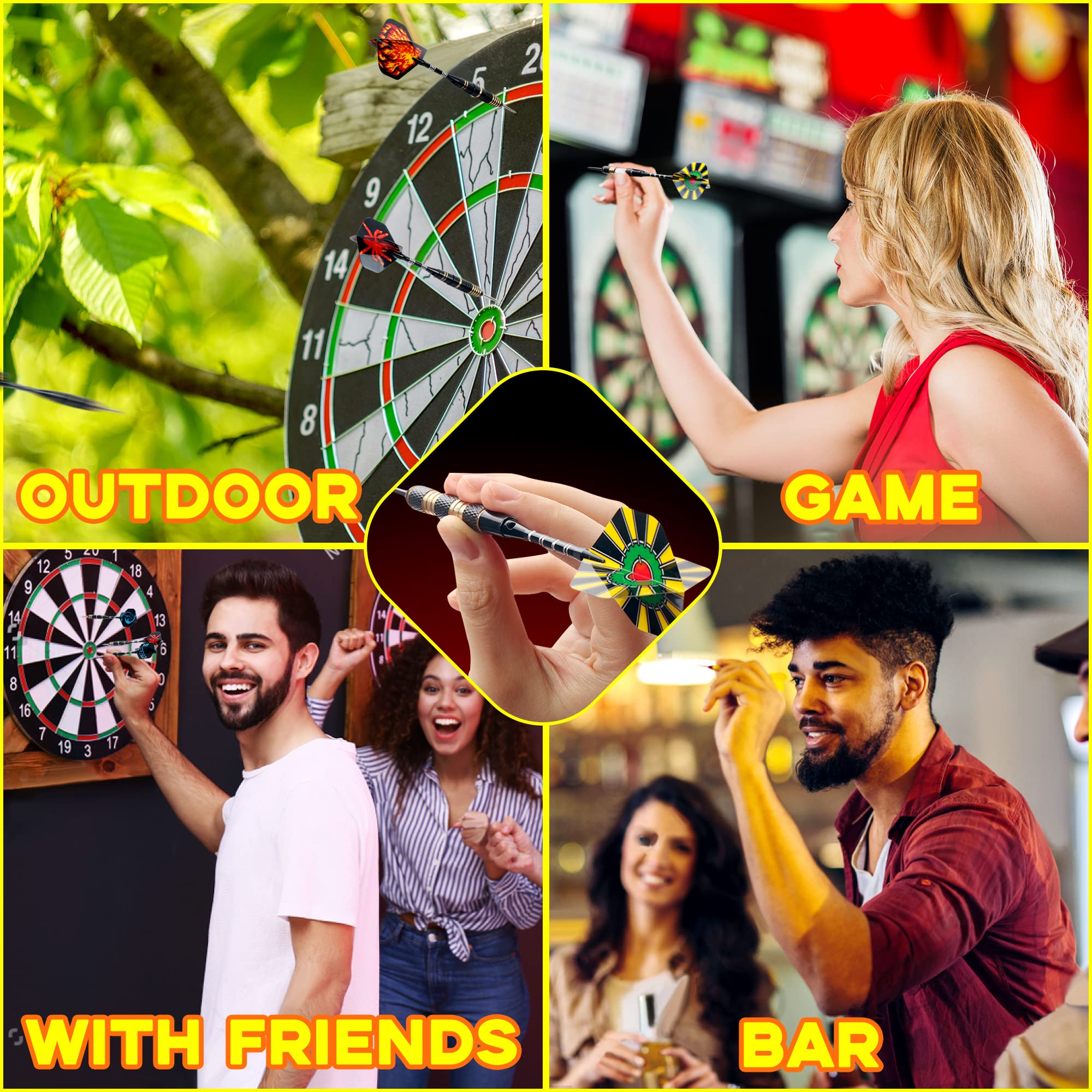 Jeu De Fléchettes Souples VGEBY En Alliage D'aluminium Pour Compétition