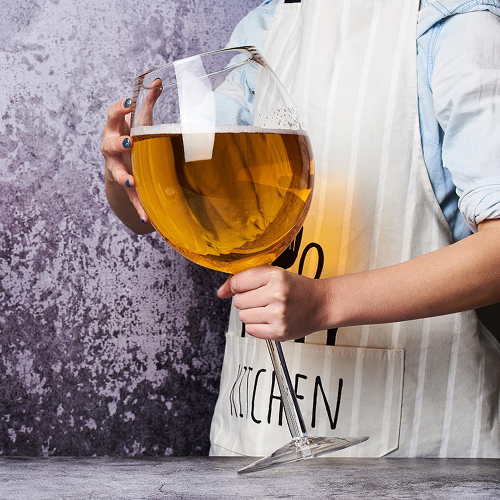 Amazon | 巨大なワイングラス装飾 - 3.2L 特大ワイングラス特大 