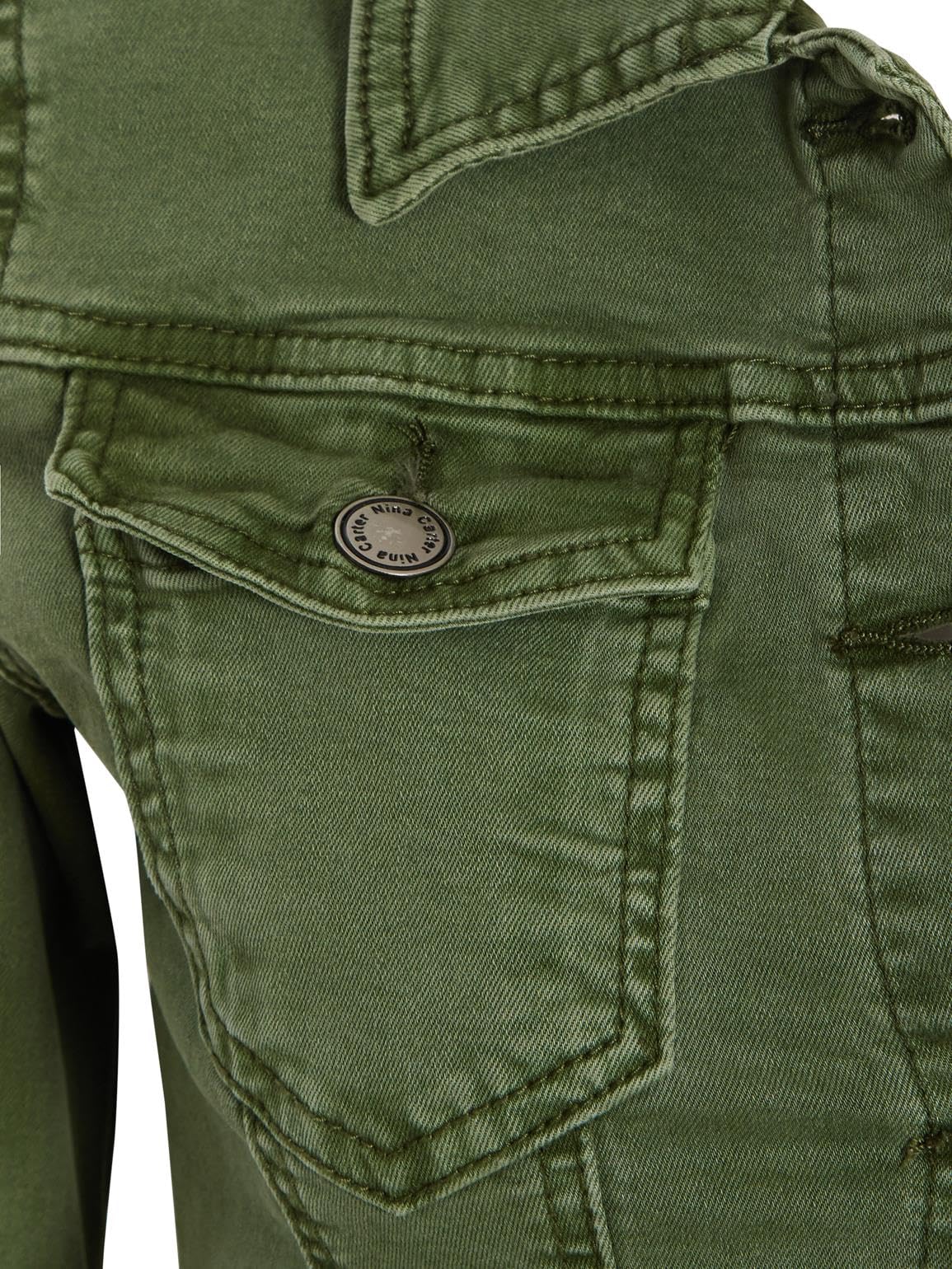 SS7 Femmes Veste en Jean Extensible Grande Taille