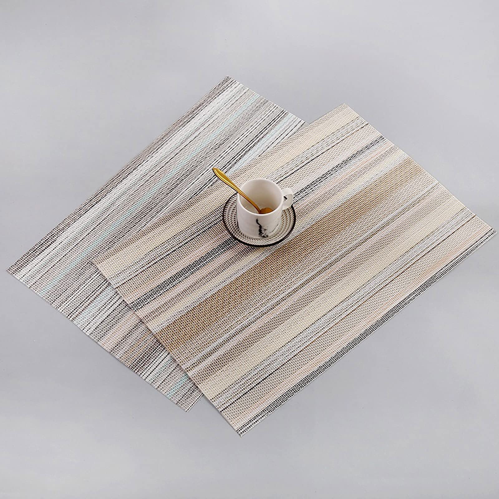 Generico Sottobicchieri Impermeabili E Antiscivolo, Tovagliette in PVC, Decorazioni per La Casa E La Cucina, Sottobicchieri Multiuso, Sottobicchieri Flessibili E Indeformabili (A 2pcs)