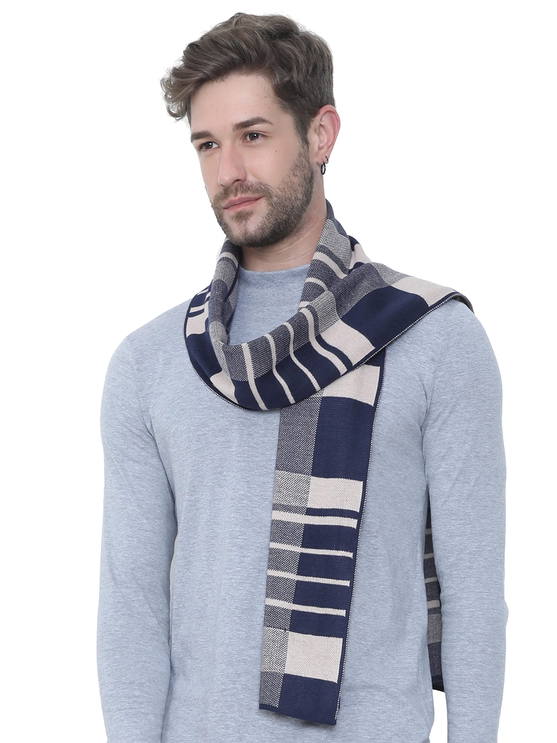 Men & Women Premium feels like cashmere Woolen Muffler/Scarf/Stole for Winter, Size 30 x 175 cms-image-31