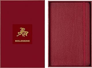 モレスキン ノート 馬年 Year of Horse ハードカバー ラージサイズ (横13cm×縦21cm) 横罫 レッド ボックス付き 100% VEGEA製 LECNYHRSQP060VGBOX