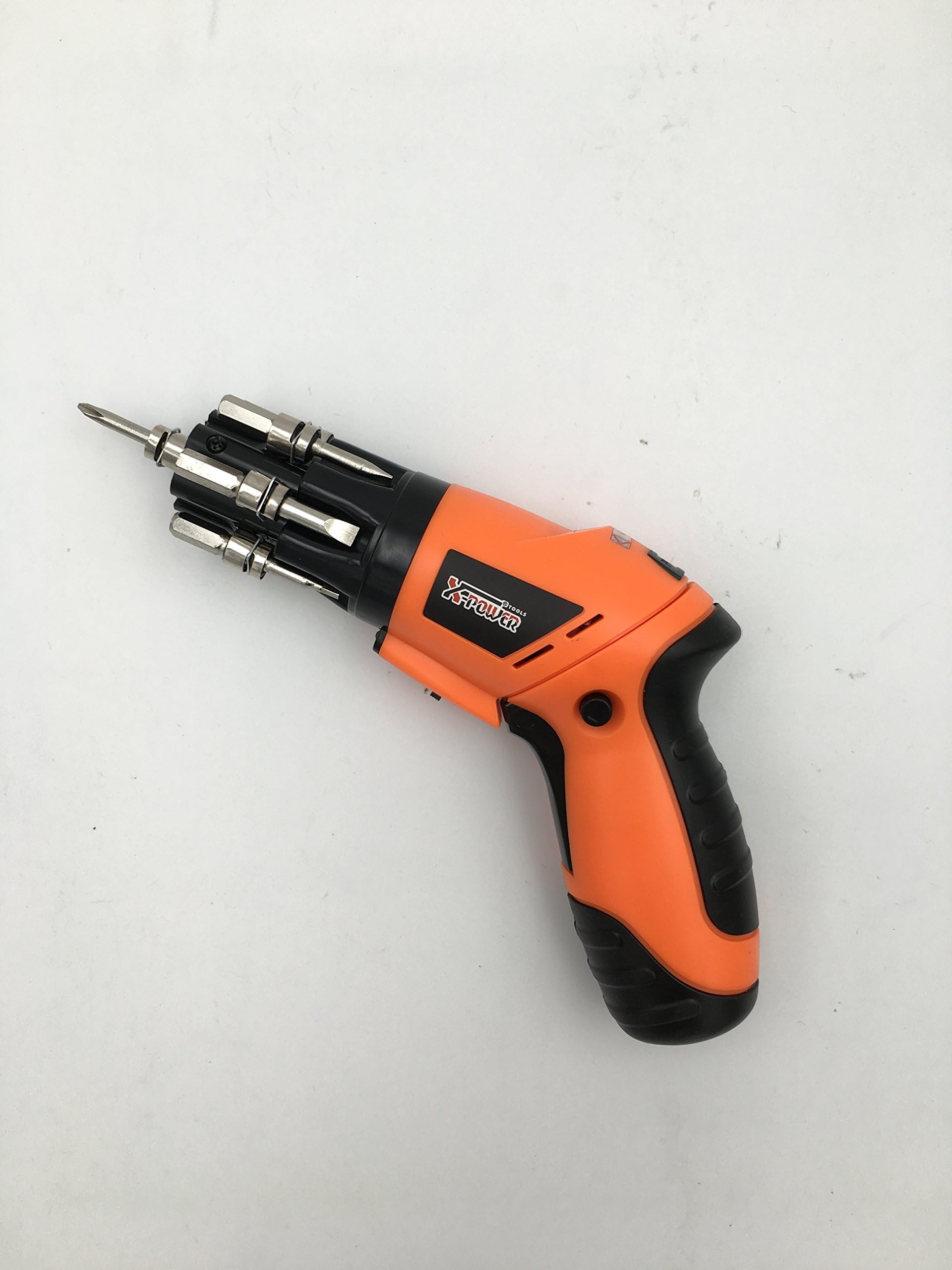 Tools- Cordless Drill with Folded Handle and Accessories- 4.8 Volt- Rechargeable