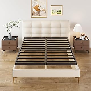 Lutown-Teen 2 Inch Split King Box Spring Low Profile, Heavy Duty Metal Bunkie Board King, Easy Assembly, Noise Free Price In India