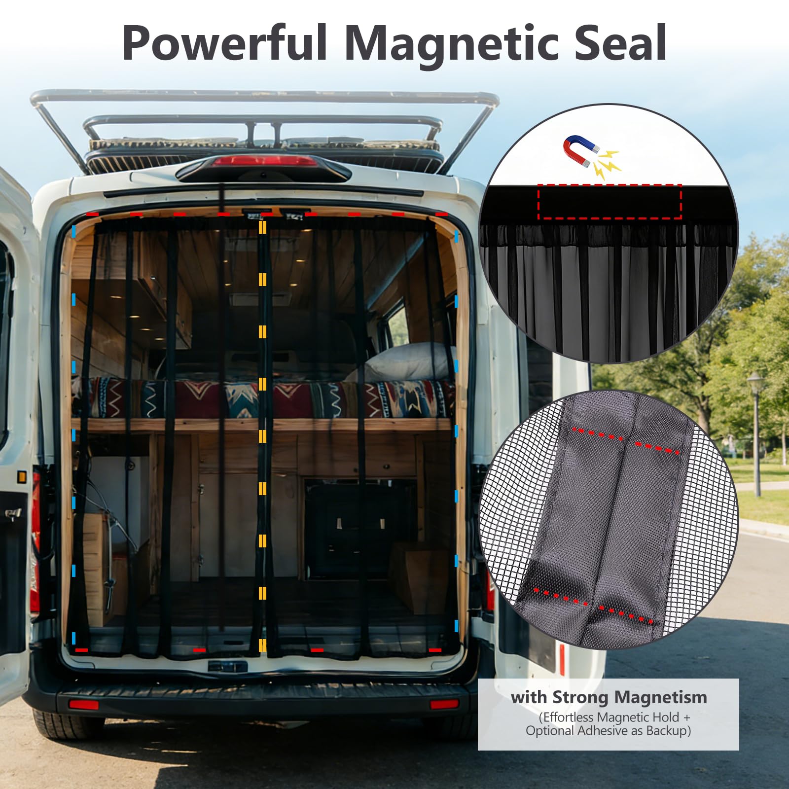 Moustiquaire magnétique pour camionnette Ford Transit, Mercedes Sprinter