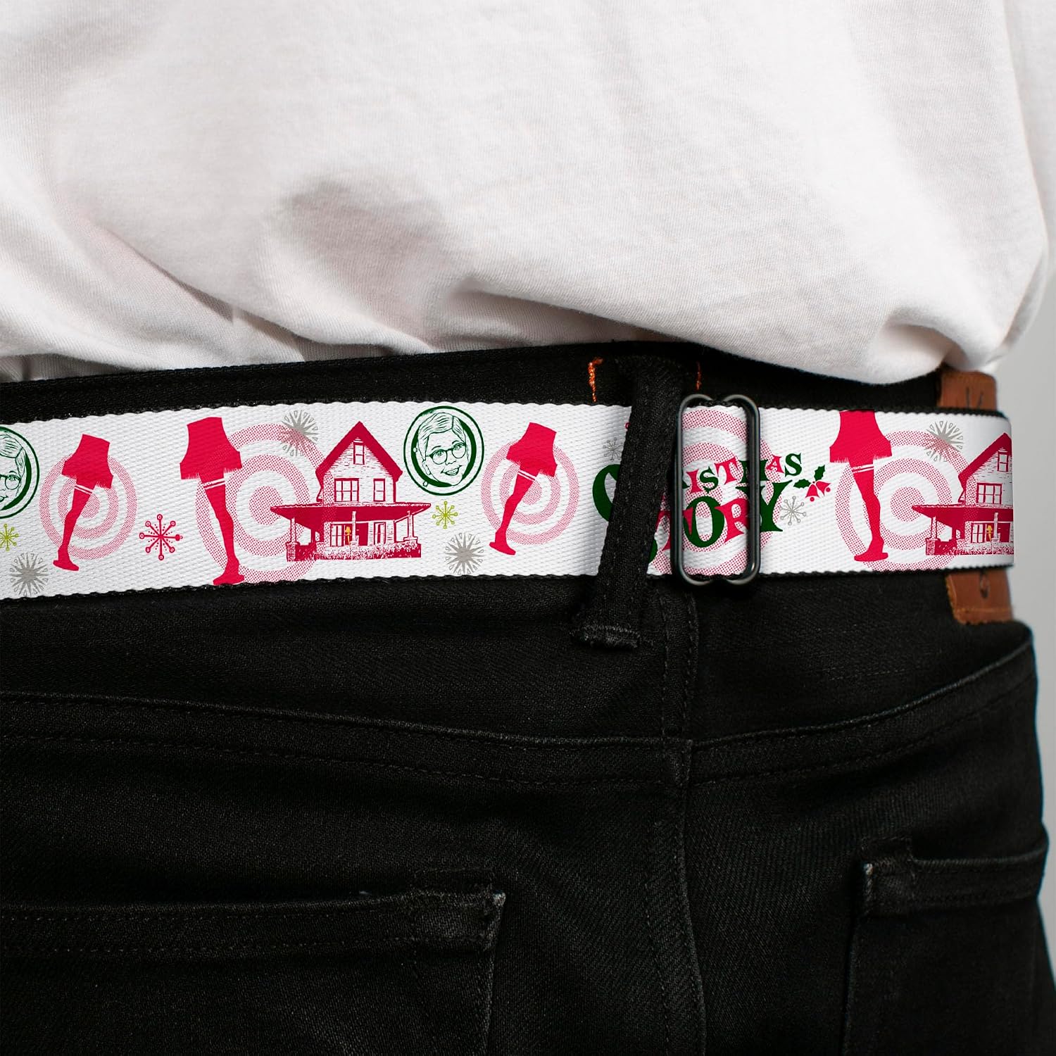 Buckle-Down Unisex Adult Buckle-down Seatbelt Belt a Christmas Story Regular