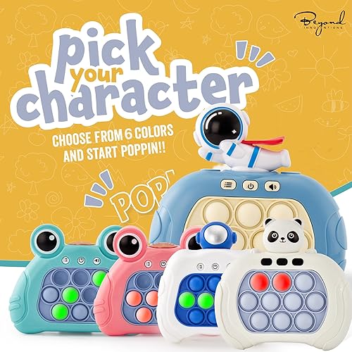 Miniatura 5 de Beyond Innoventions (Flyman) - Juego de empuje rápido  Juguete para ansiedad con luz para el juego Pop It  Juego de burbujas de empuje rápido para