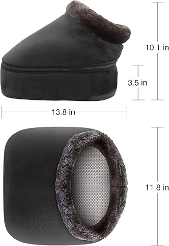 Miniatura 9 de Snailax Masajeador Shiatsu 2 en 1 para pies y espalda con calor, calentador de pies amasado, masaje eléctrico de pies, masajeadores para espalda,