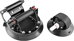 Suporte de bicicleta para teto de carro, ventosa a vácuo, suporte de bicicleta de liga de alumínio, com 5 adaptadores para a maioria das bicicletas, 9 x 100 mm/12 x 100 mm/15 x 100 mm/15 x 110