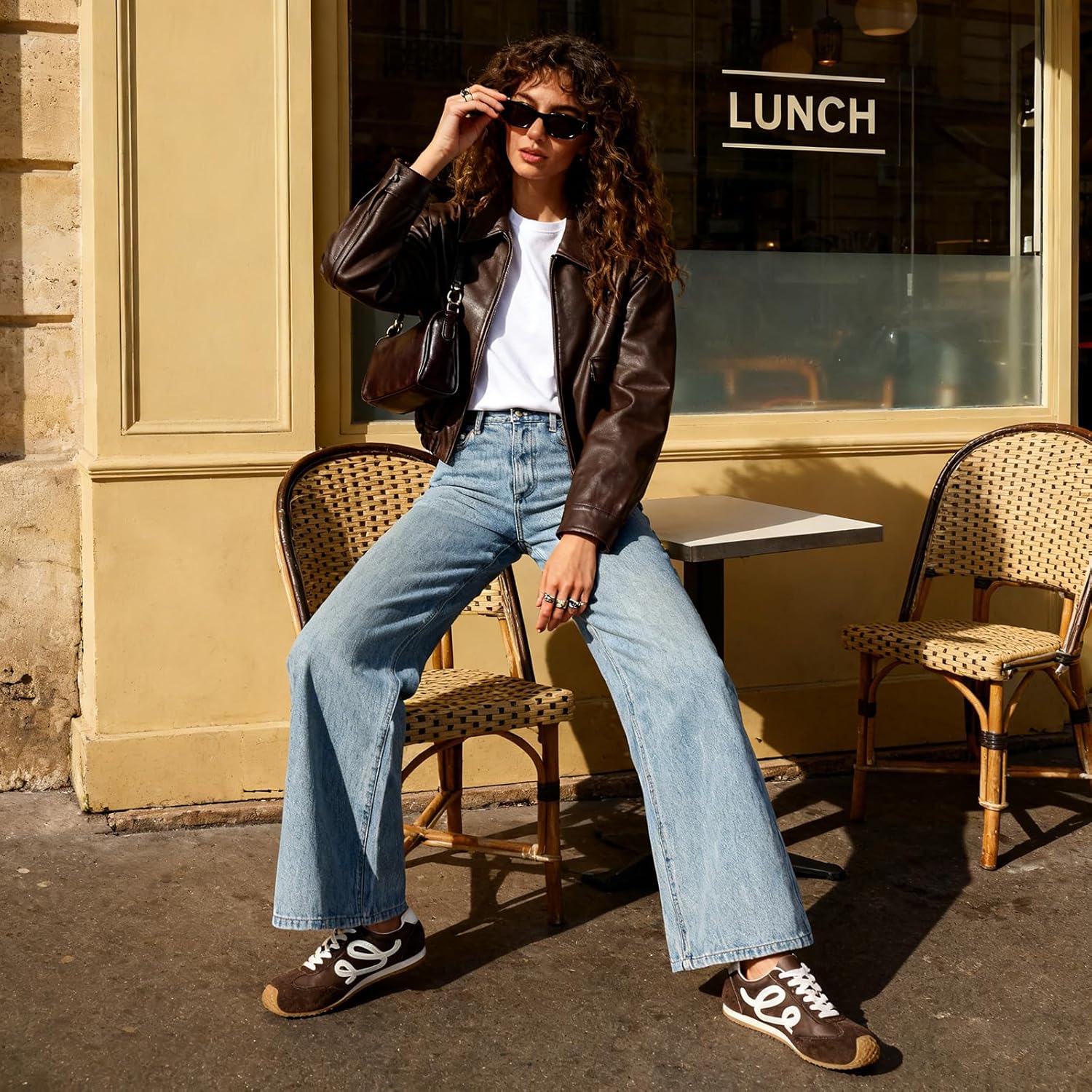 COOLLULU Wide Toe Box Sneakers for Women Light Weight Casual Tennis Shoes Memory Foam Non Slip Retro Trendy Fashion Sneakers Women - Image 8