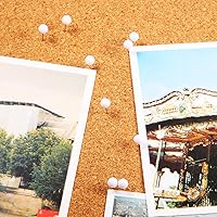 Vista 6 de Map Tacks - Pasadores de empuje de tamaño pequeño, 300 paquetes (blanco, 1/5 pulgadas)