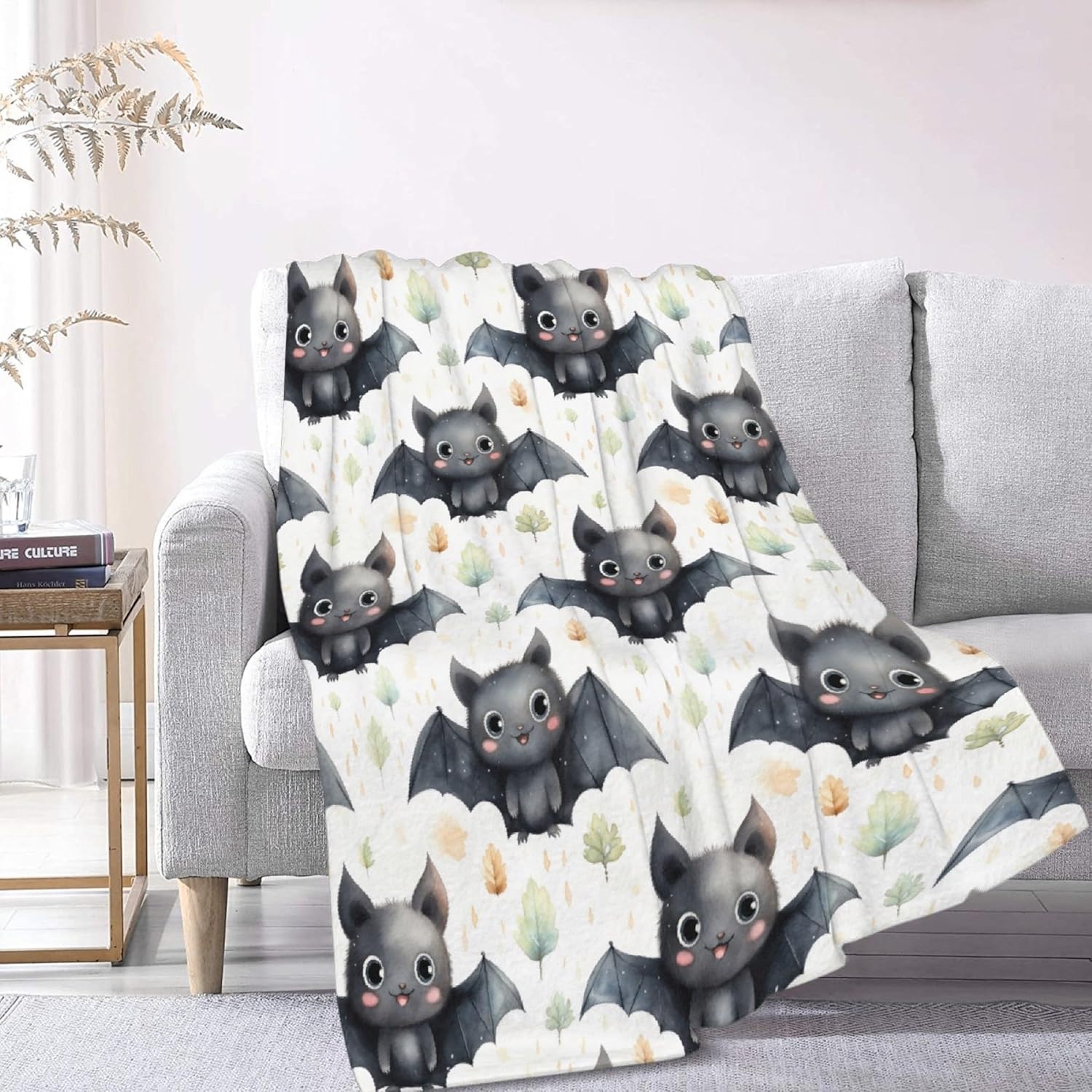 Halloween Bats Baby Blanket Gifts Super Soft Swaddle Newborn Cozy Baby Receiving Blanket Stroller Throw Blanket for Crib 40x30 in for Puppy - Image 9