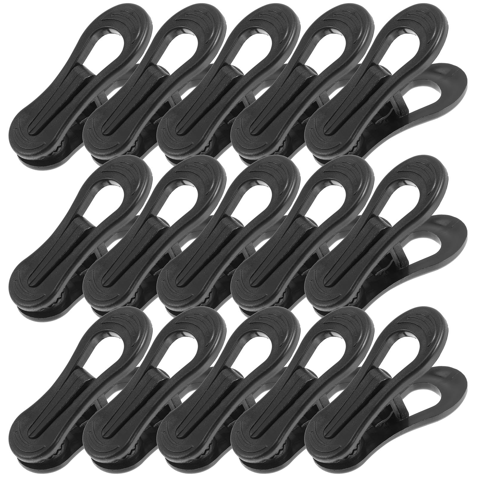 50 Stück Kleiderbügelclips aus Kunststoff mit Starker Klemmkraft Glatten Kanten Clips für Hosen Röcke Kinderkleidung zur Platzsparenden Kleideraufbewahrung