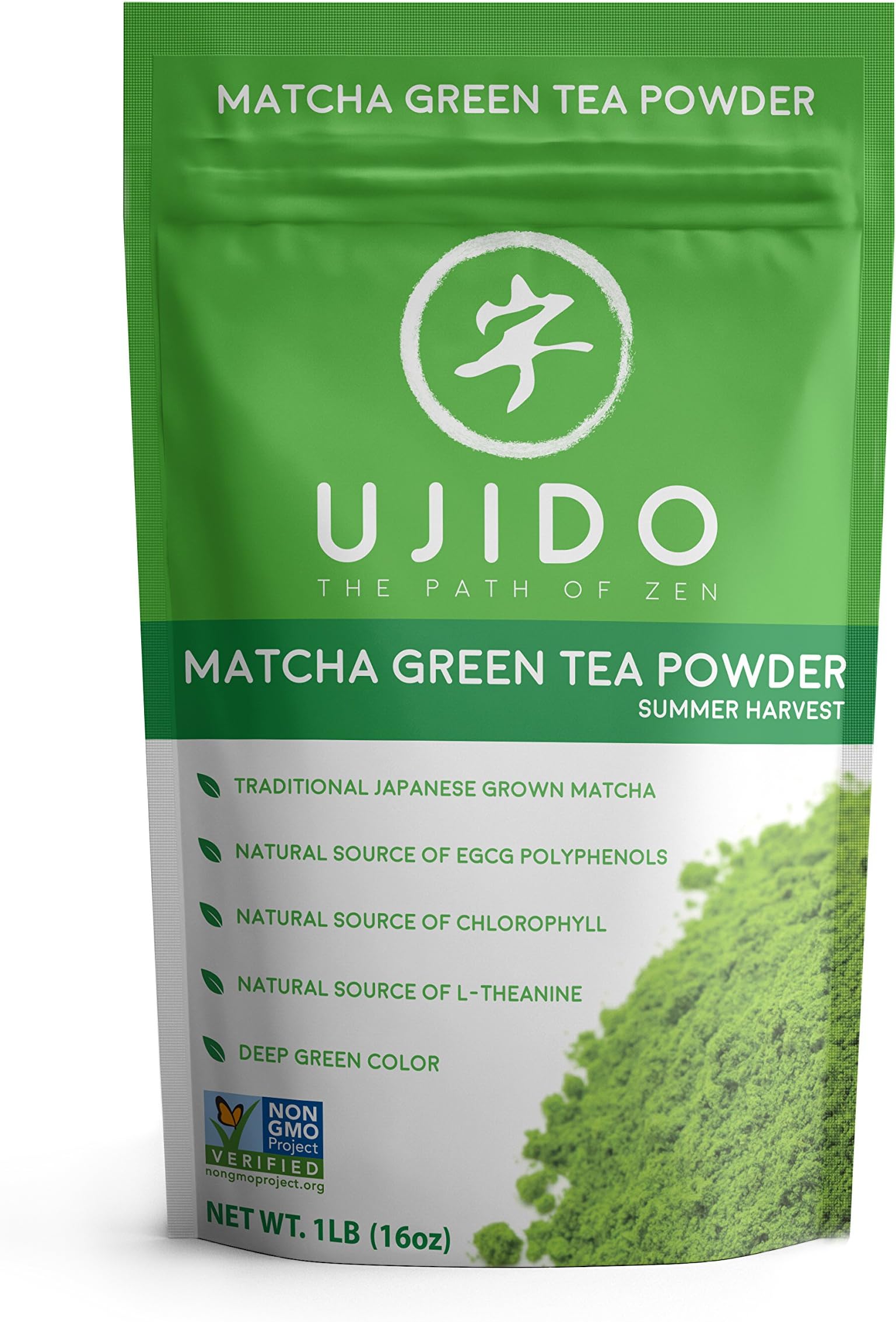 Ujido Japanese Matcha Green Tea, Summer Harvest (16 oz)