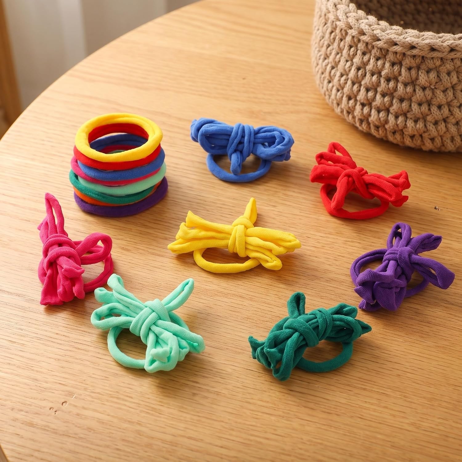 UKCOCO 600pcs DIY Braided Elastic Cords, Reusable Looping Elastic Rope