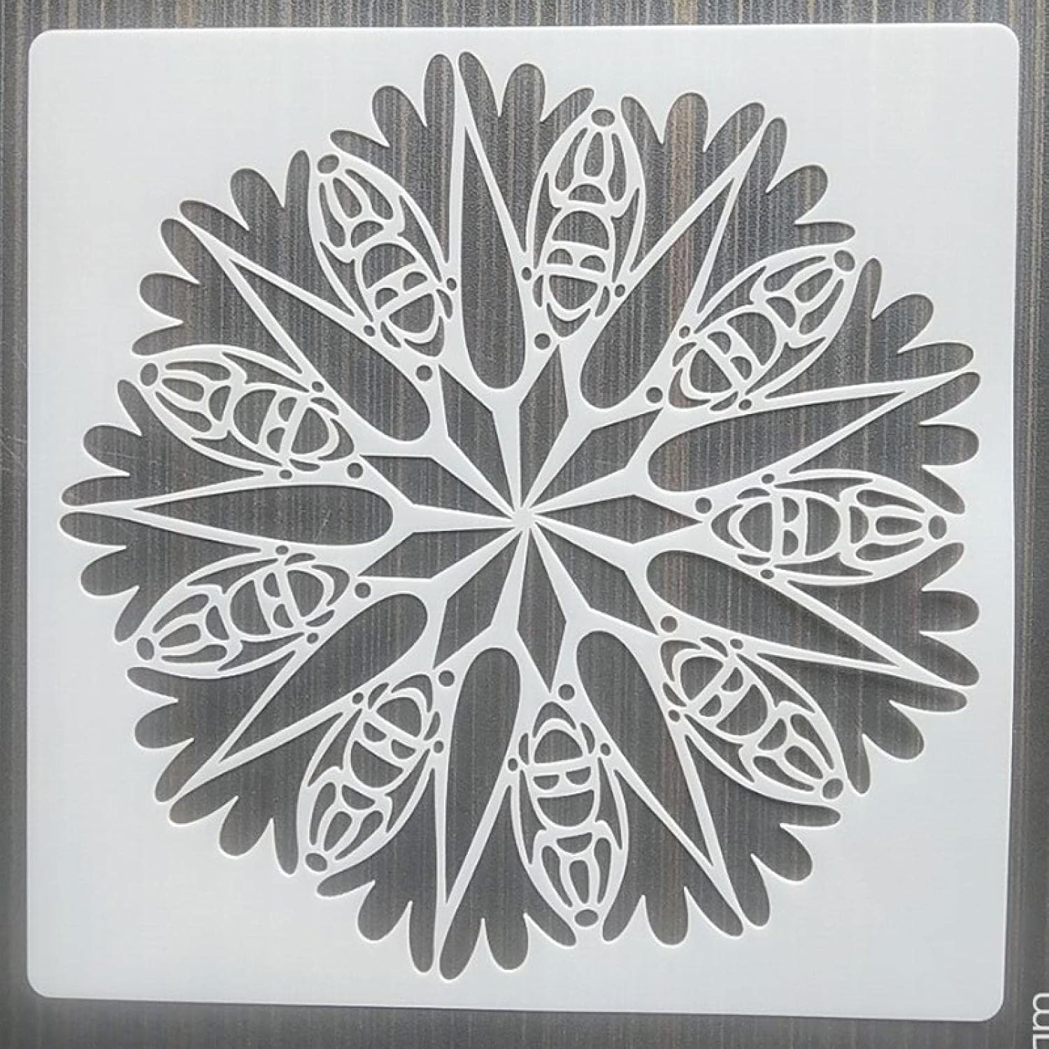 Schablonen zum Malen von Kunstvorlagen, 15 x 15 cm, Mandala-Schablonen Schablonen zum Malen von Kunstvorlagen, 15 x 15 cm, Mandala-Schablonen