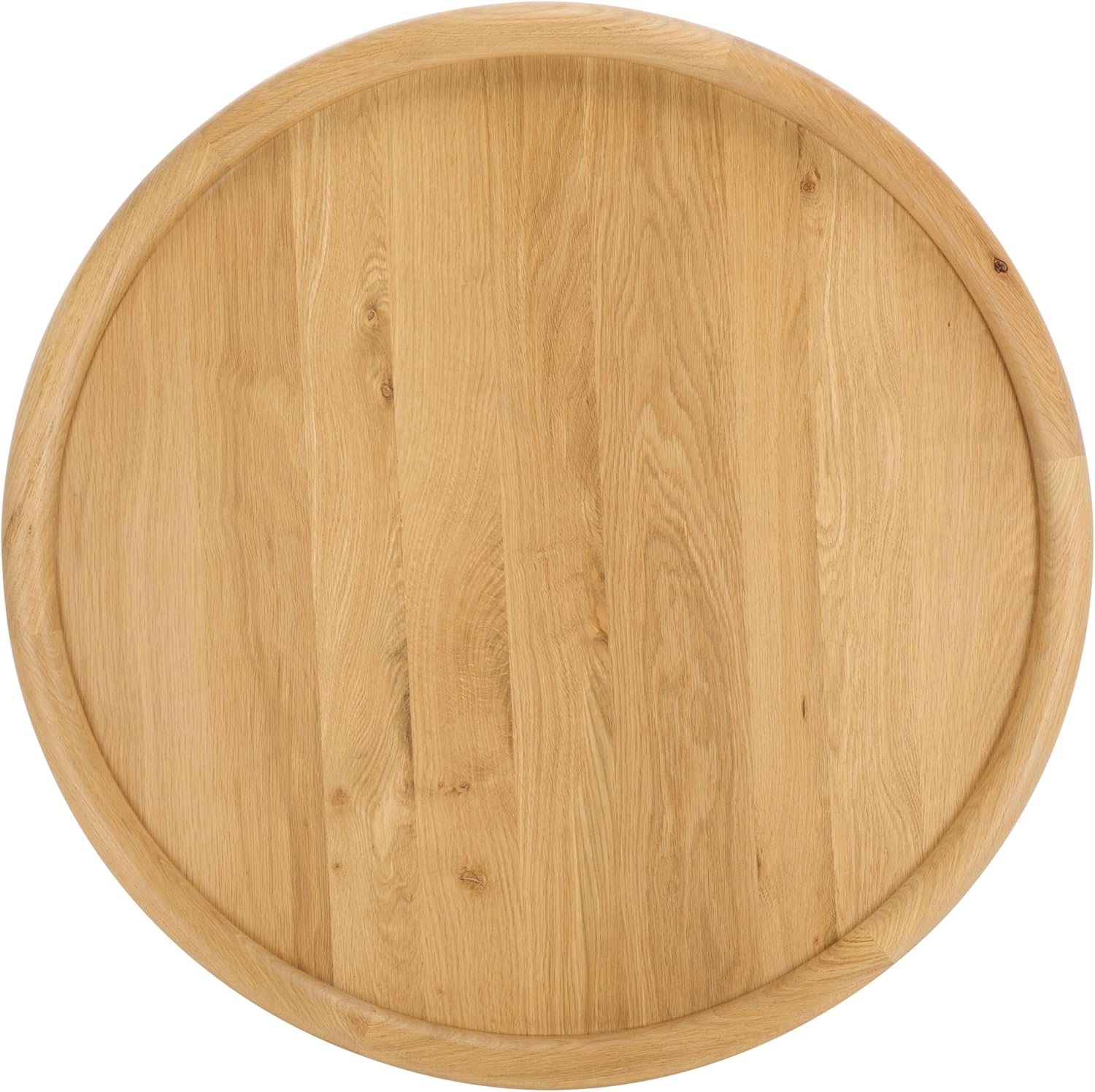 SAFAVIEH Couture Collection - Madelynn Oak Wood Round Coffee Table with Oak Veneer 3-Leg Base, Modern Accent Cocktail Table (SFV9747A)