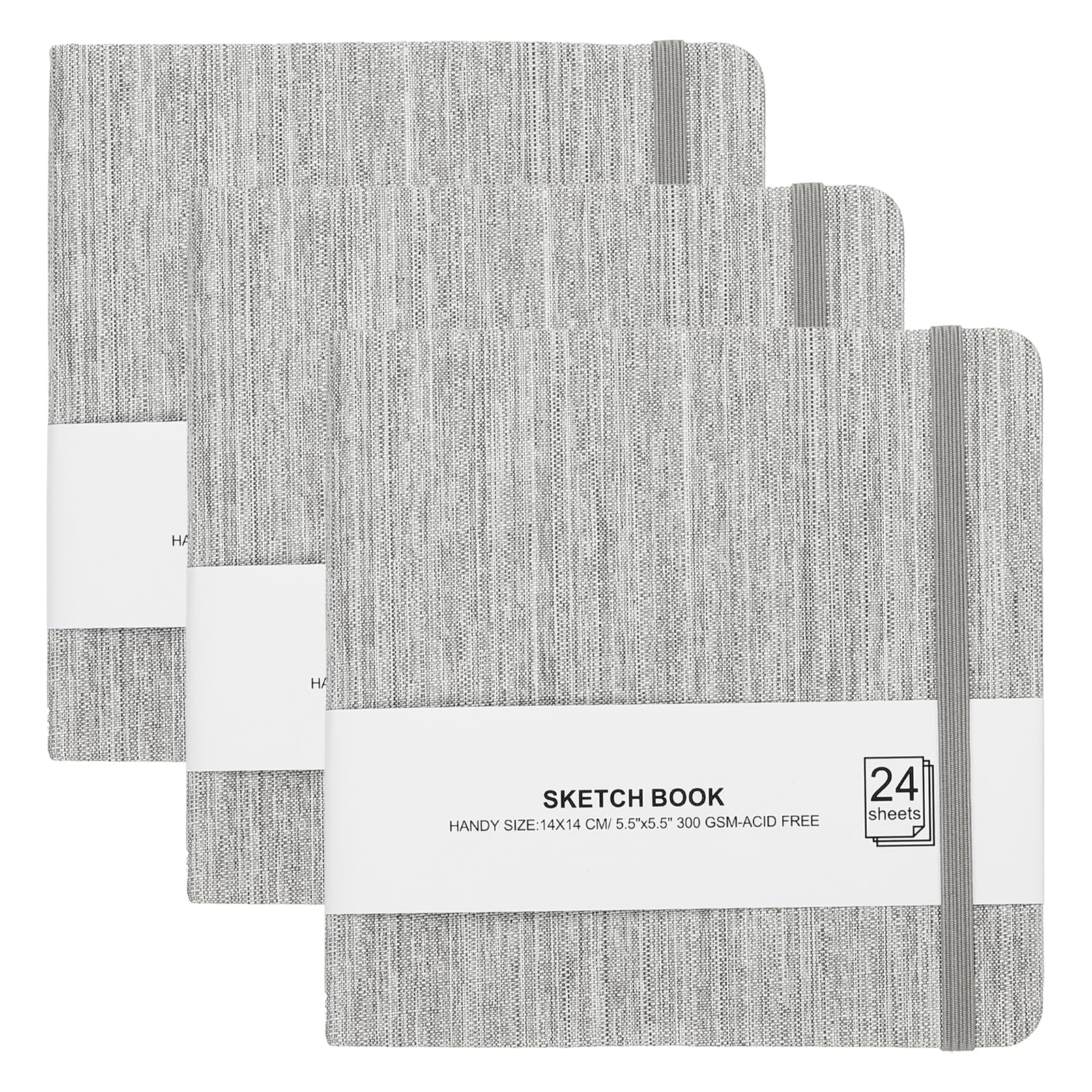 Carnet croquis aquarelle 14x14 cm PATIKIL pour peindre vos paysages en voyage