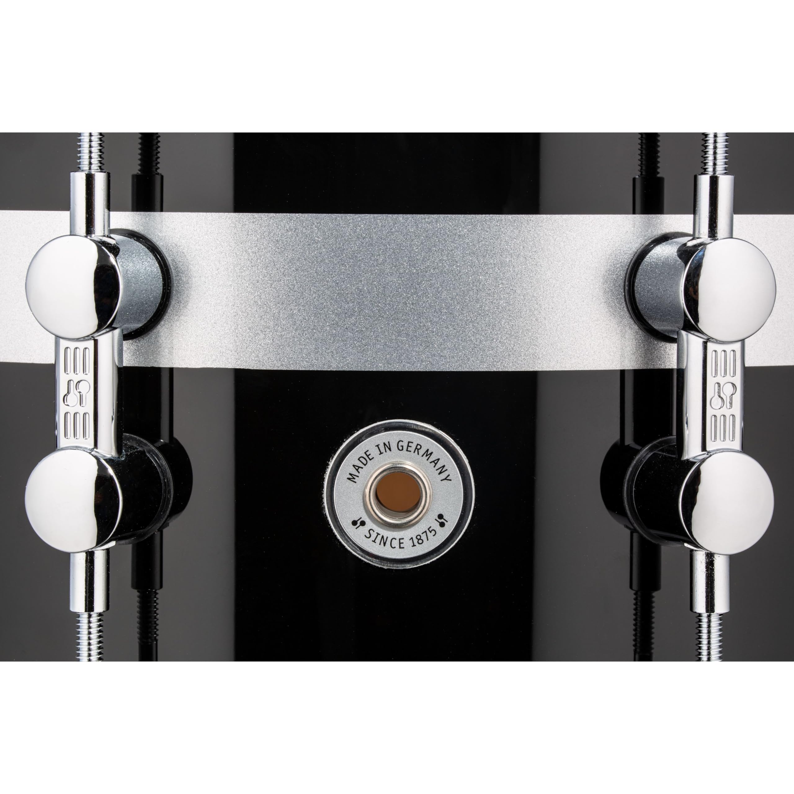 Sonor Jost Nickel Snare Drum 14"x6,25" Piano Black/Silver - Rullante