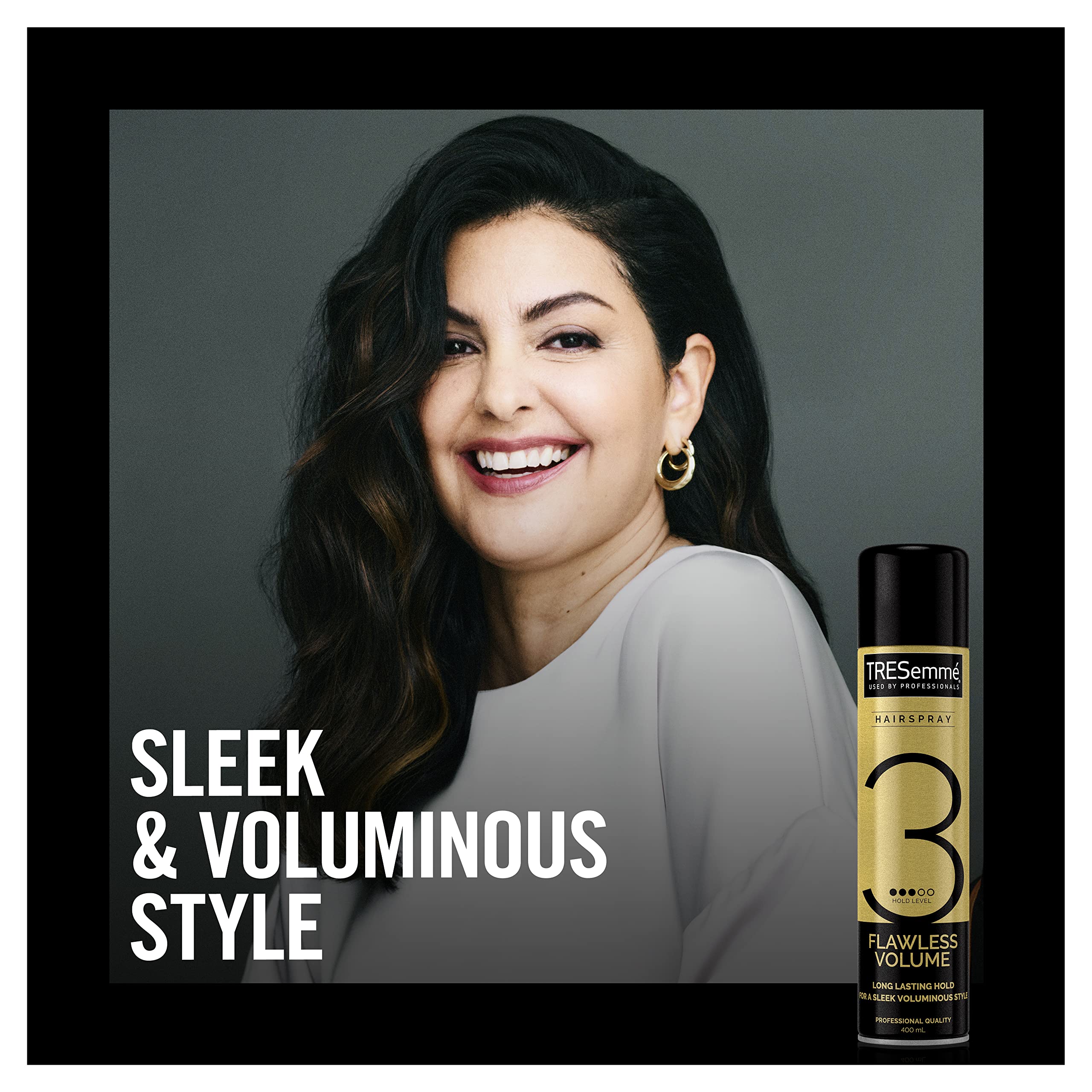 Tresemme Flawless Volume Lot de 6 laques anti-frisottis 24 heures pour un style élégant et volumineux 400 ml