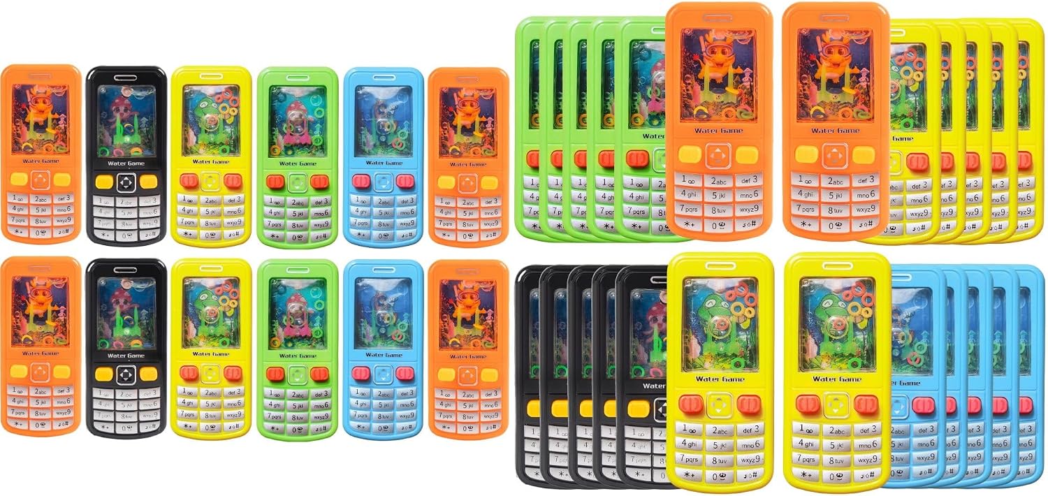 36 Pcs Handheld Water Game Party Favors for Kids-Pocket Water Ring Game for Return Gifts-Goodie Bags Stuffers-Classroom Prizes-Birthday Party Games & Prizes