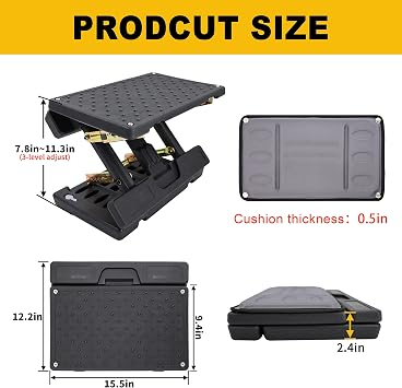 Adjustable Under Desk Foot Rest & Leg Rest Massage Office Footrest