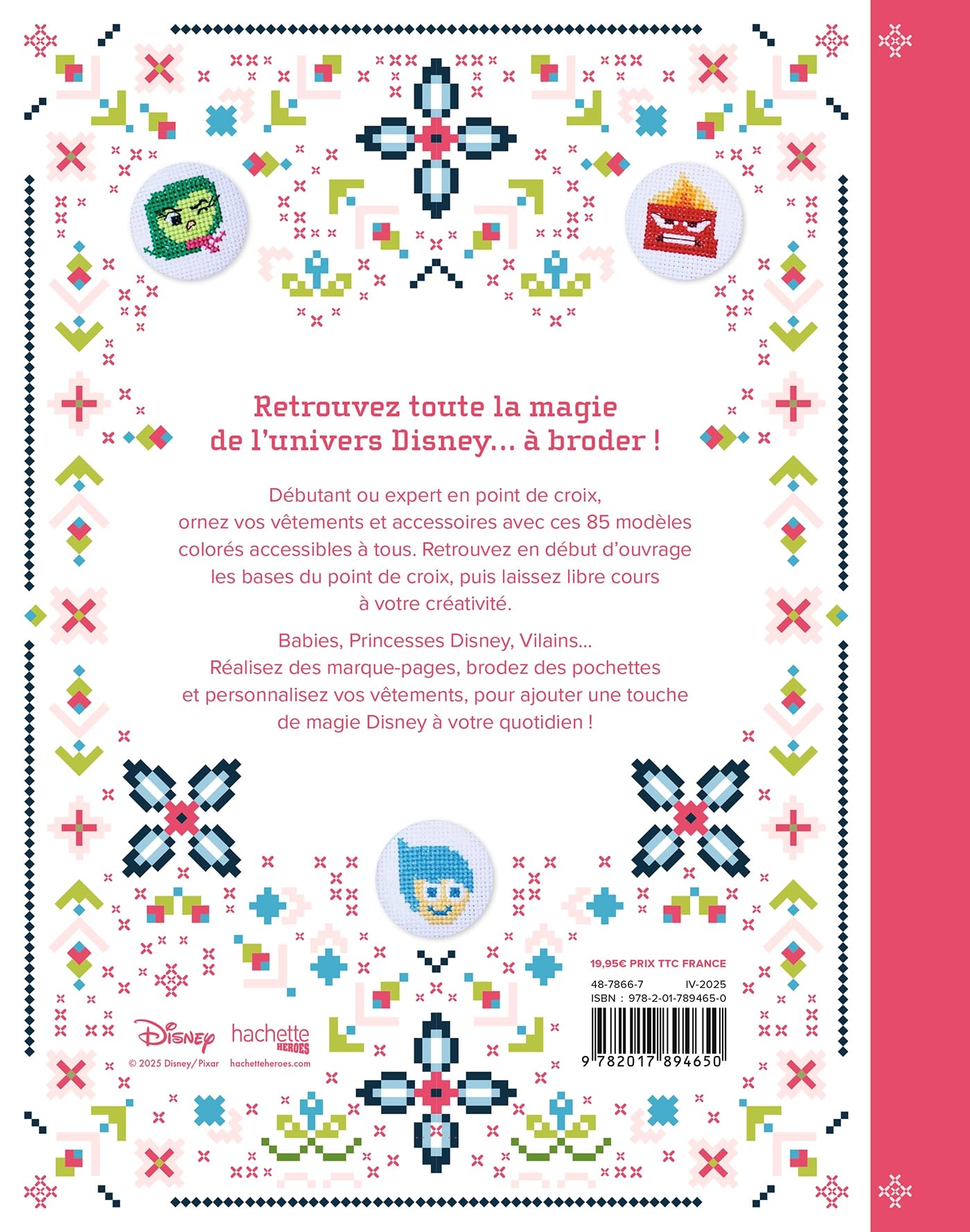 Point de croix Disney: 85 modèles à broder