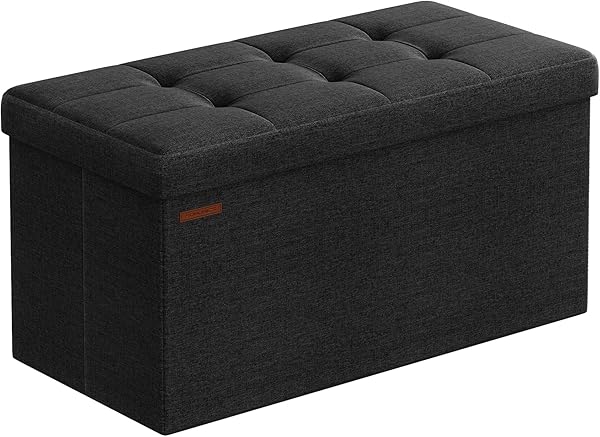 SONGMICS LSF047B01 Opbergpoef met chic design